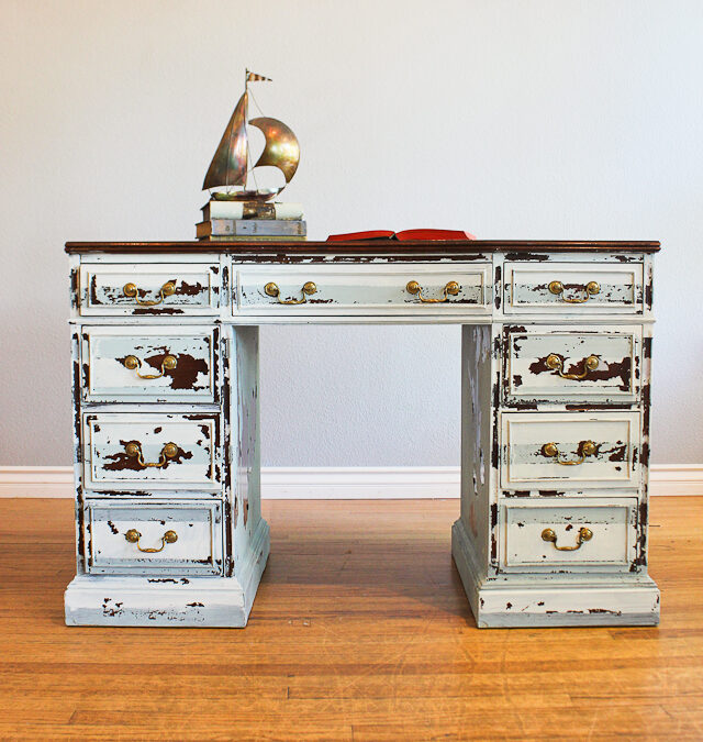 Painters Tape and Milk Paint