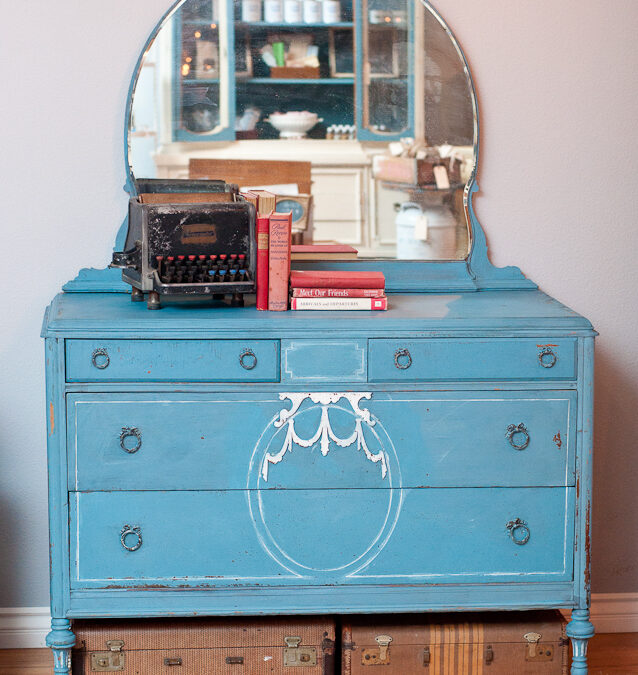 The Red Piano-Painted in Milk Paint AND  Chalk Paint® decorative paint