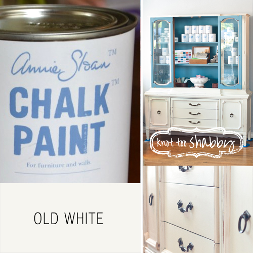 annie sloan chalk paint old white