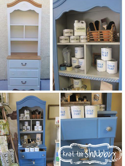 Greek Blue Hutch