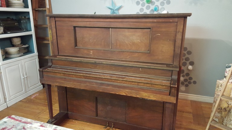 Vintage Player Piano with a Twist - Knot Too Shabby Furnishings
