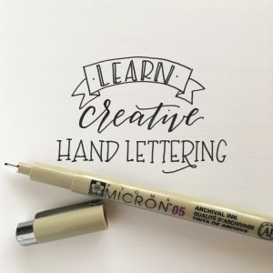 Creative Hand Lettering Class
