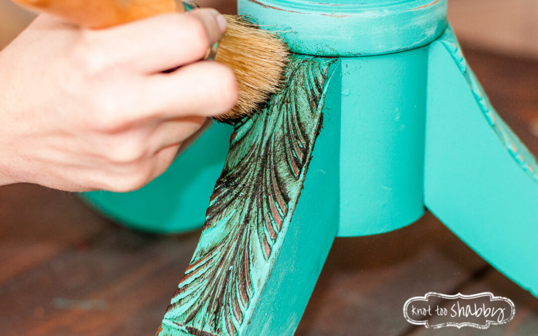 Distressing then Waxing OR Waxing then Distressing?