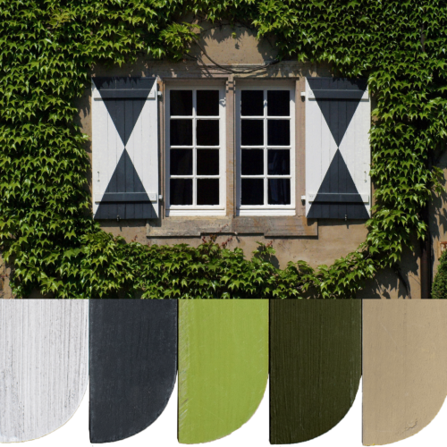 Chalk Paint® custom color palette: Garden Shutters