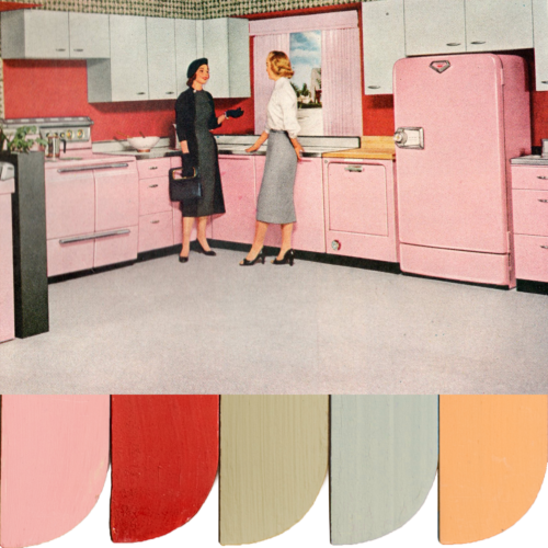 Chalk Paint® custom color palette: Retro Kitchen