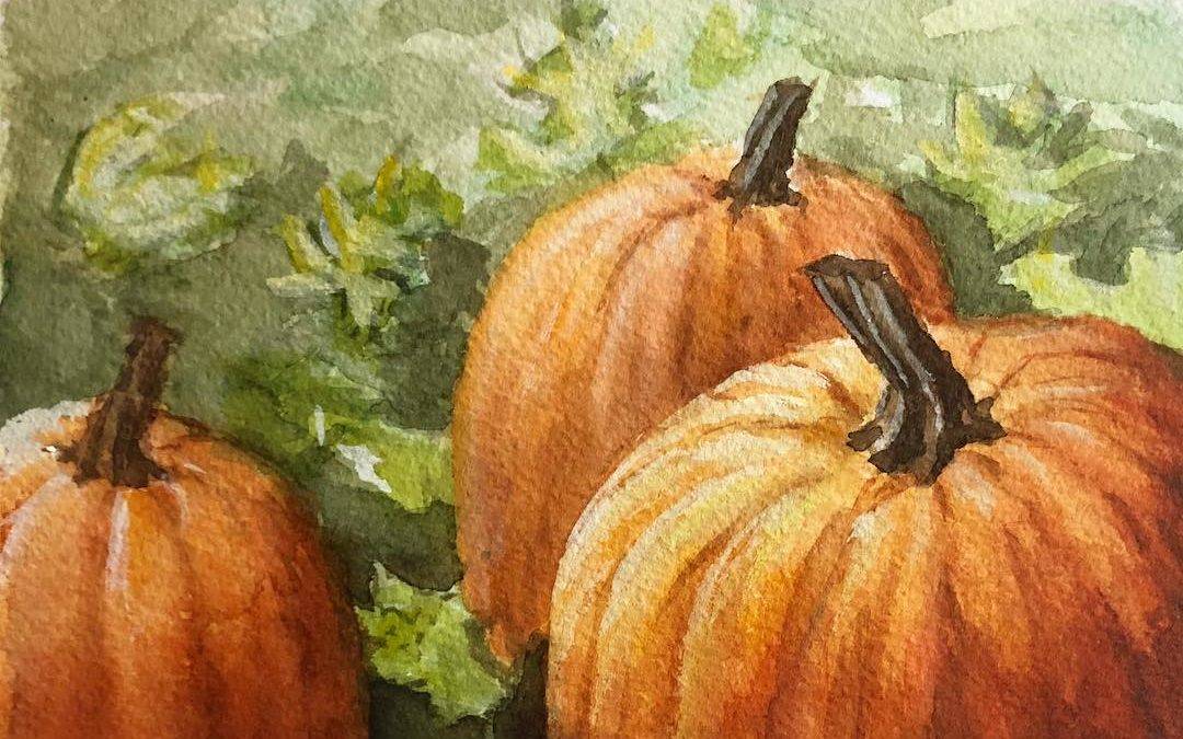 Paint a Pumpkin Watercolor Workshop