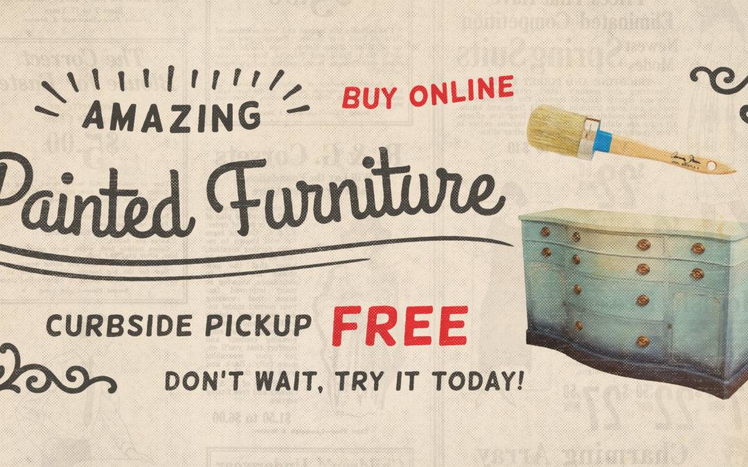 Order furniture online, pickup curbside