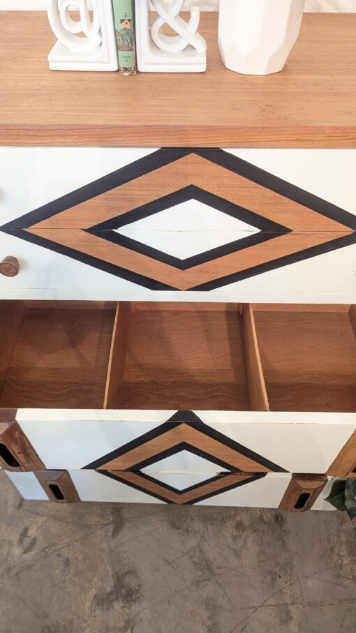 Mid-Century Modern Solid Wood Dresser - Image 7