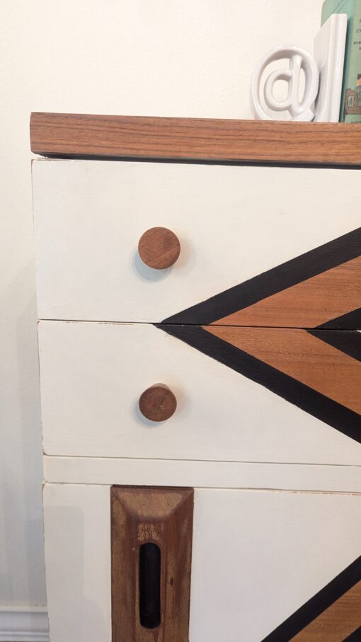 Mid-Century Modern Solid Wood Dresser - Image 8