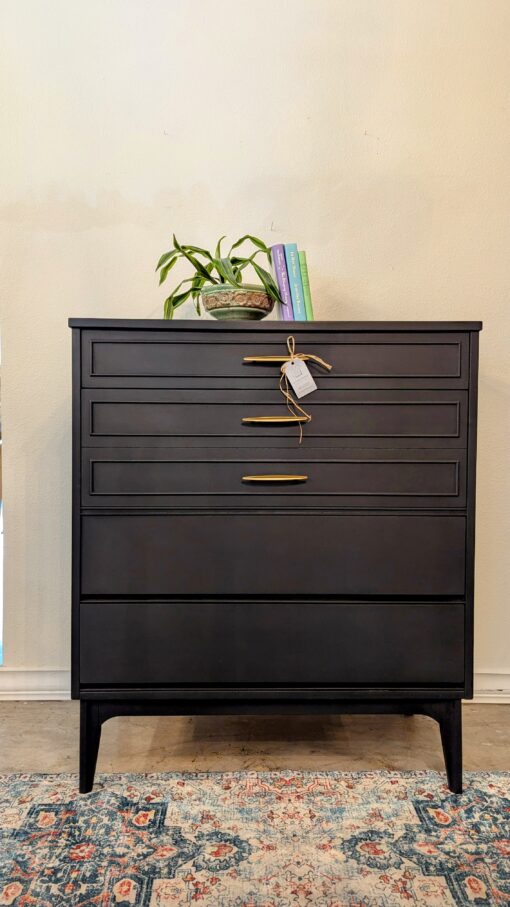 Mid-Century Modern Dresser and Pair of Nightstands - Image 2