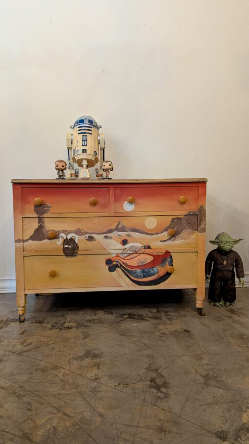 Hand Painted Star Wars Dresser - Image 4