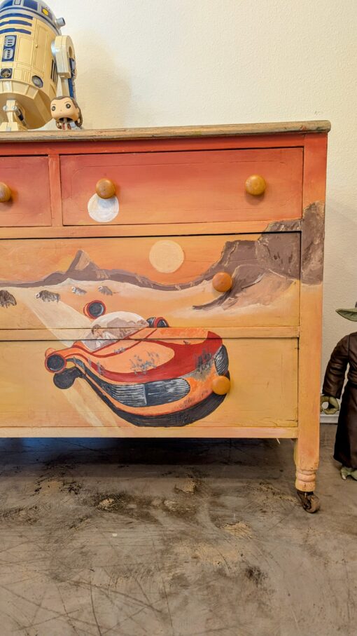 Hand Painted Star Wars Dresser - Image 2