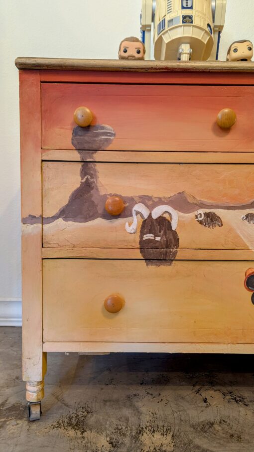 Hand Painted Star Wars Dresser - Image 3