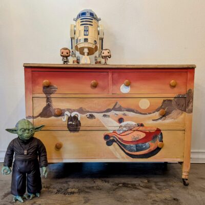 Hand Painted Star Wars Dresser