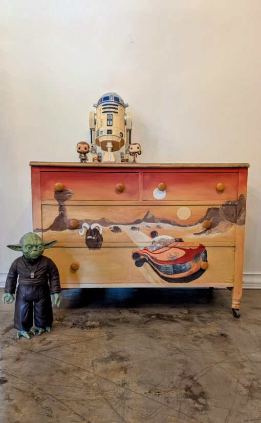 Hand Painted Star Wars Dresser
