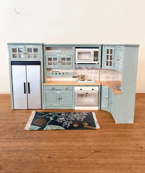 Dollhouse Kitchen-Complete Set Painted - Image 3