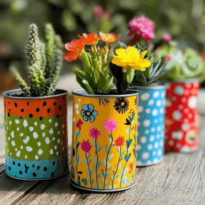 Fun Fridays Free Workshops-Color Blending and Free Painting Floral Containers