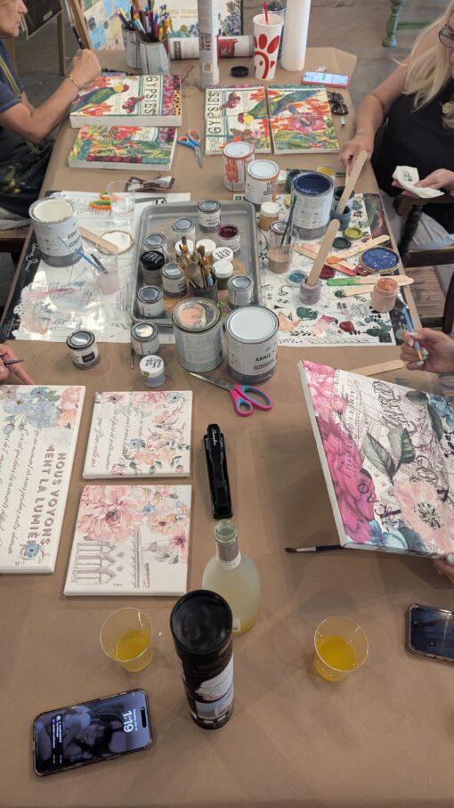 Canvas Painting and Design Transfer Workshop - Image 5