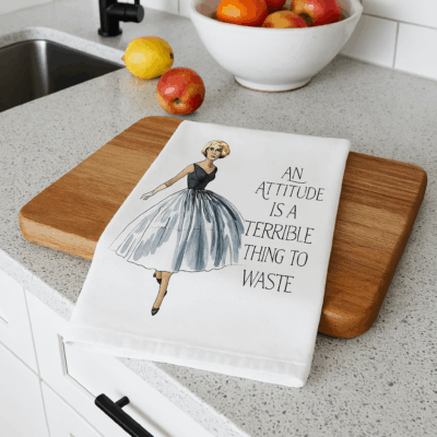 Tea Towel-Got Attitude