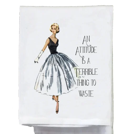Tea Towel-Got Attitude - Image 2