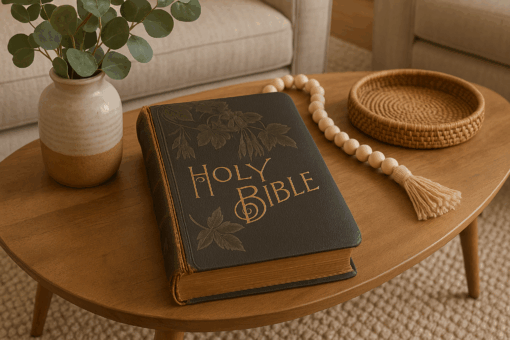 Antique Leather Bound Holy Bible 1891