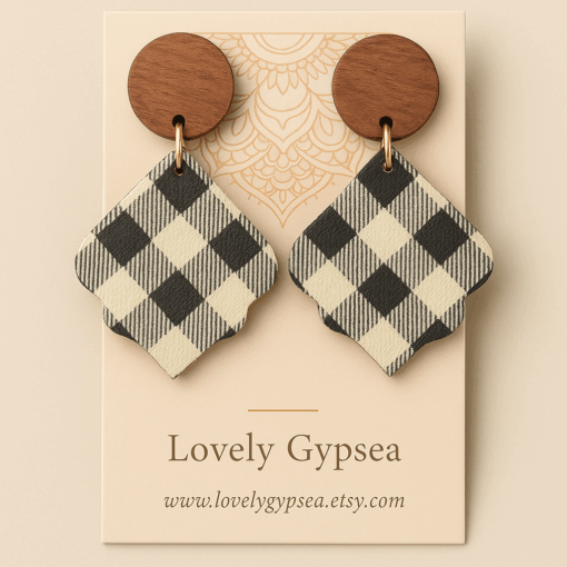 Handmade Wood Earrings