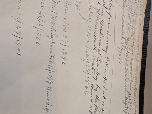 Antique Leather Bound Holy Bible 1891 - Image 3