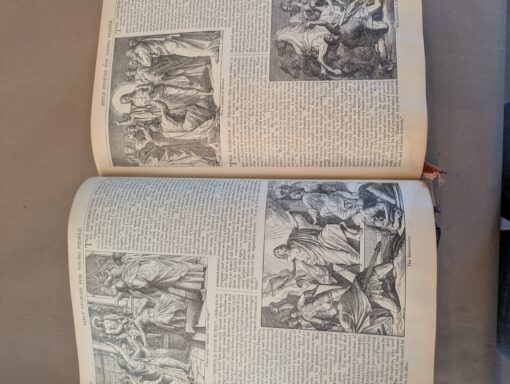 Antique Leather Bound Holy Bible 1891 - Image 4
