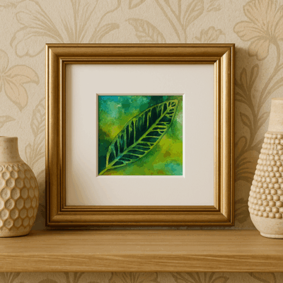 Painting-"Tie Dye Feather" by Despina Buoncristiani