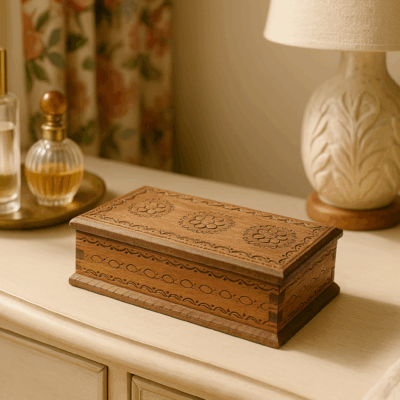 Wood Trinket Box