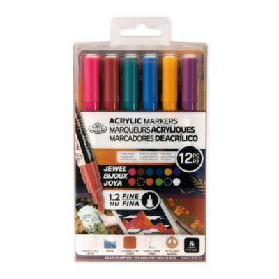 Royal & Langnickel Acrylic Markers Jewel 1.2 mm Fine Tip