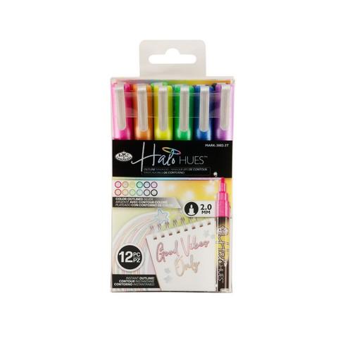 Royal & Langnickel Halo Hues 12 Piece 2.0 mm Tip