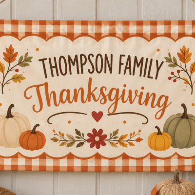 Thanksgiving Banner Drop-In Workshop